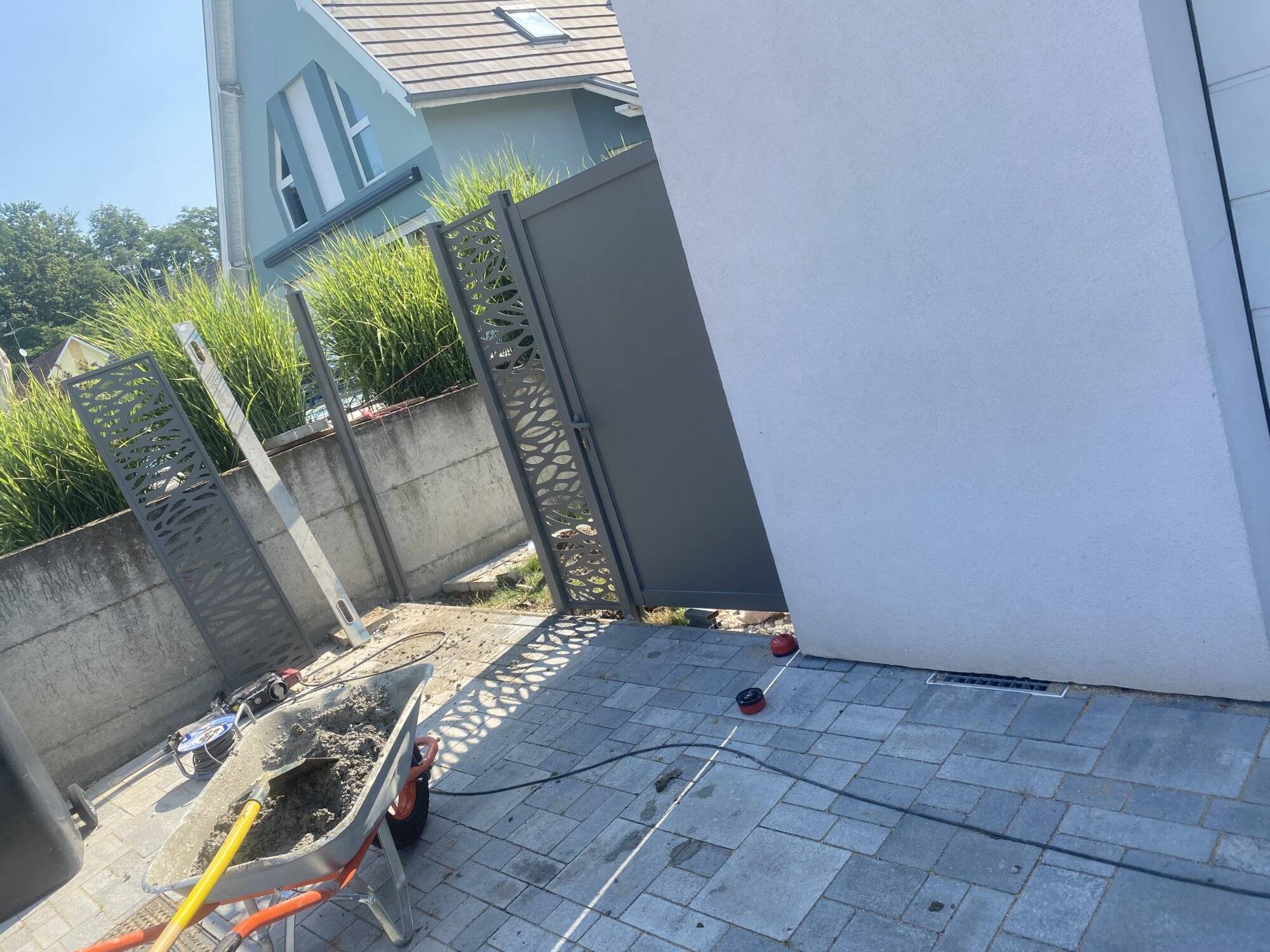 Chantier Colmar &#8211; pose de panneaux composites Wittenheim 1
