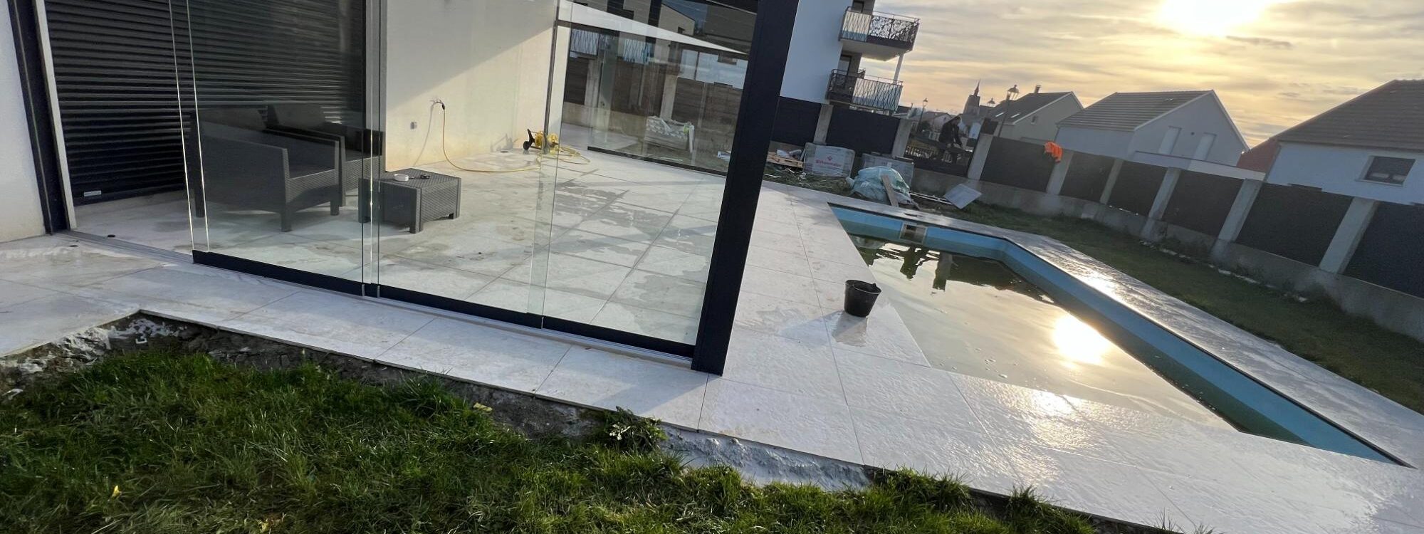 Chantier &agrave; Blotzheim Kingersheim