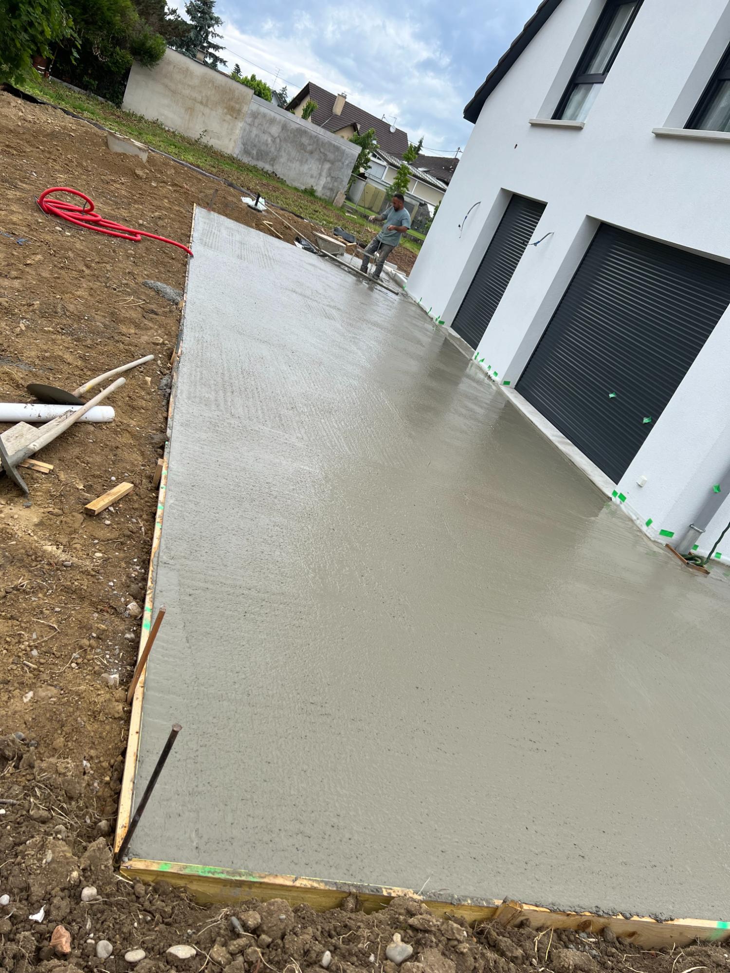 Chantier &agrave; Sierentz Colmar