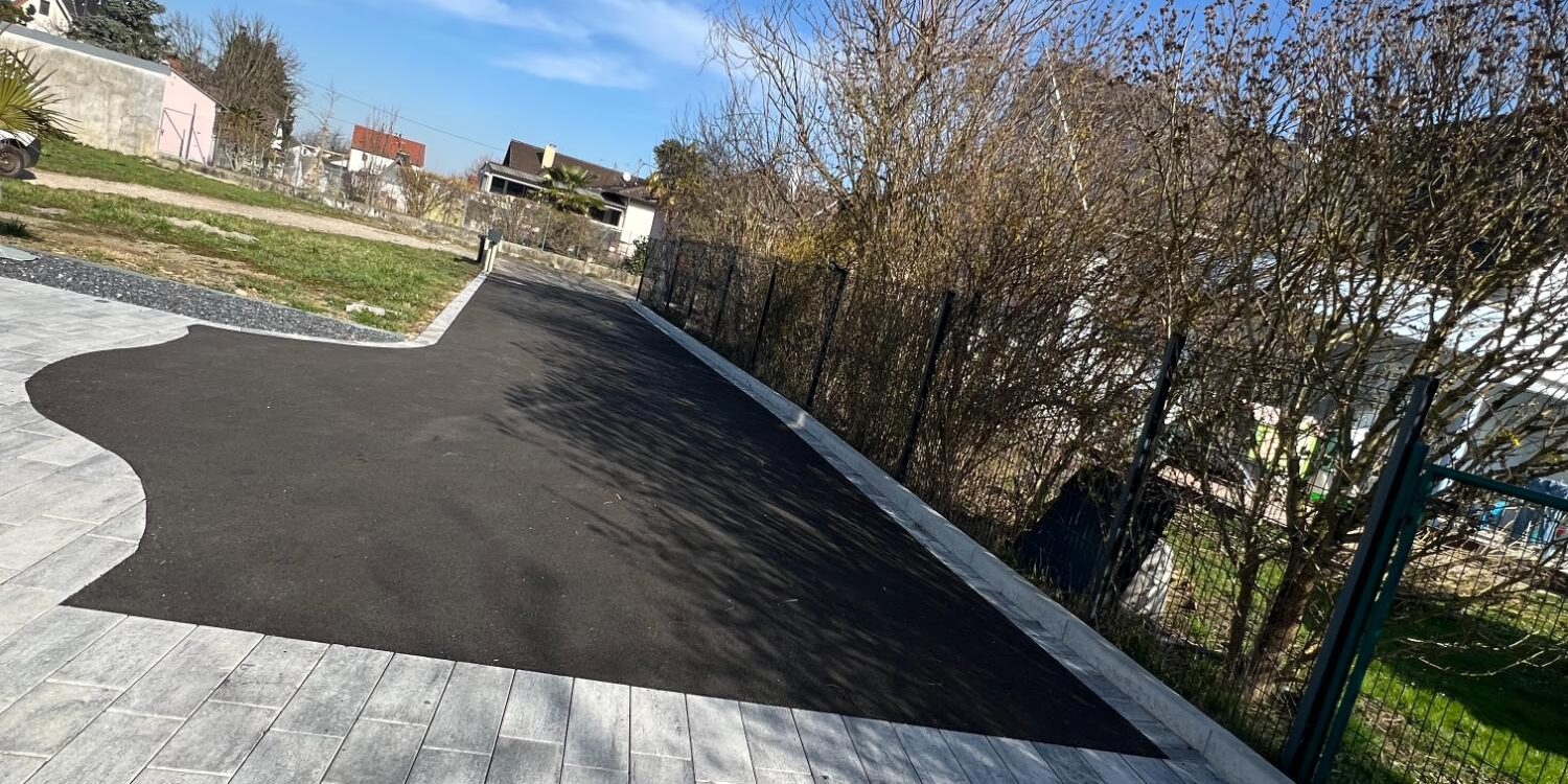 Pose pav&eacute;s + pose macadam + pose palissade + pose palis + blocs + marches granit Mulhouse